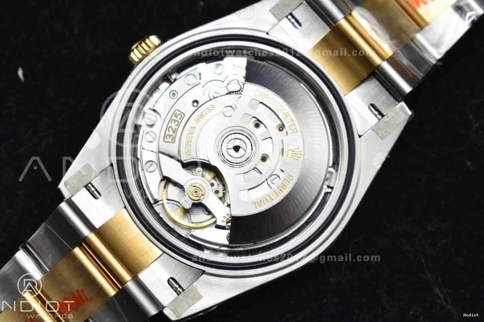 Edition Clean YG Steel 41 Dial on 904L Black 1:1 Bracelet Oyster SS DateJust Stick VR3235 126333 Best 0402